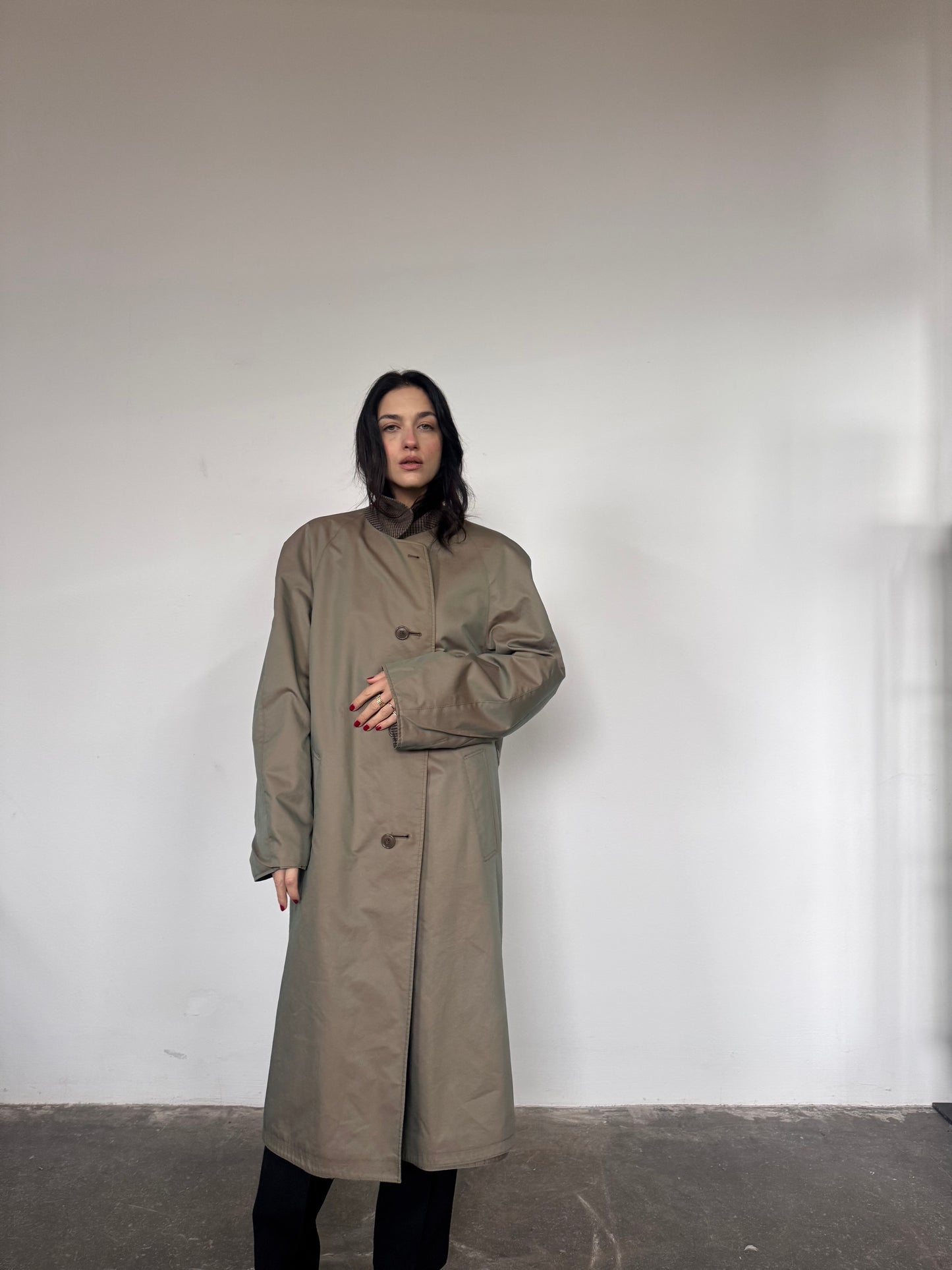 Edgar double trench coat