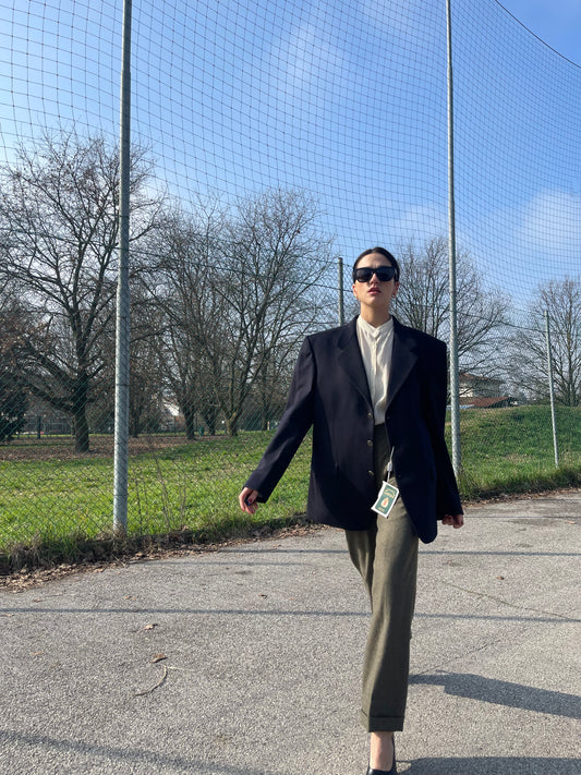 Deep blue blazer