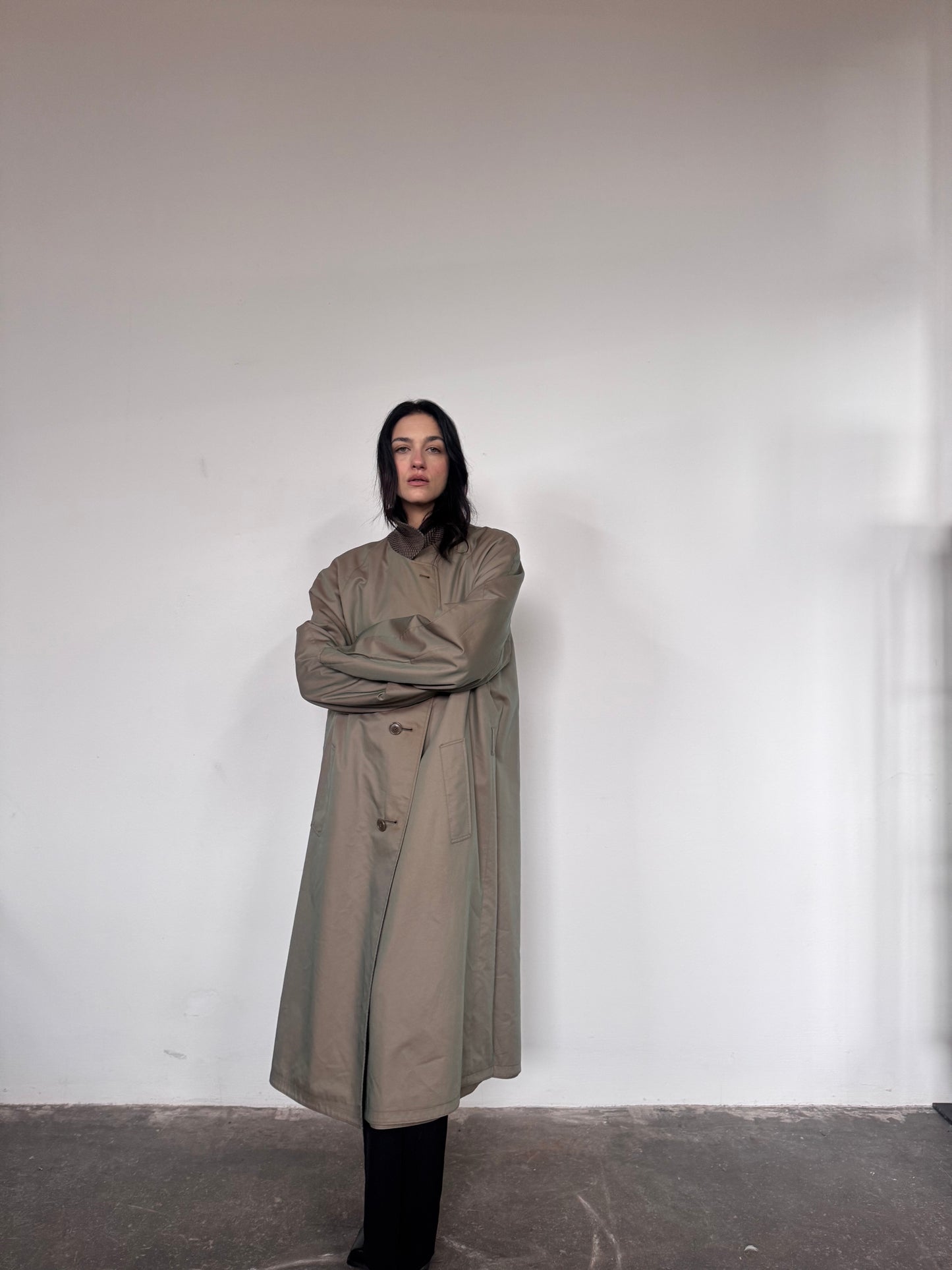 Edgar double trench coat