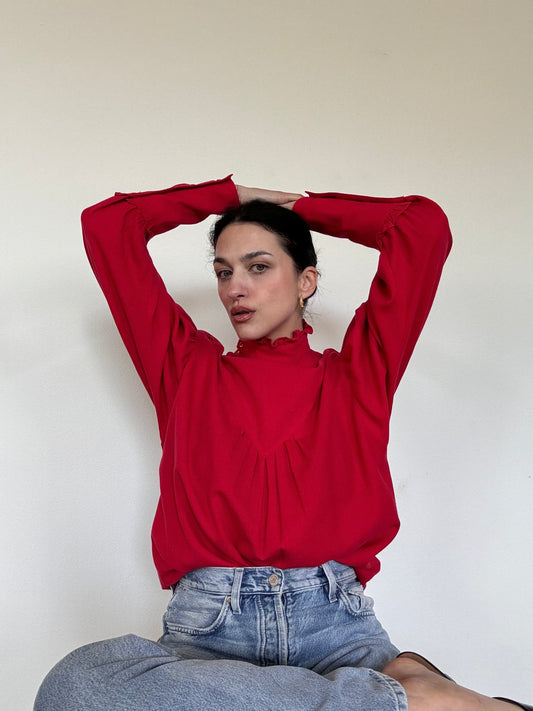 Red Bella Blouse