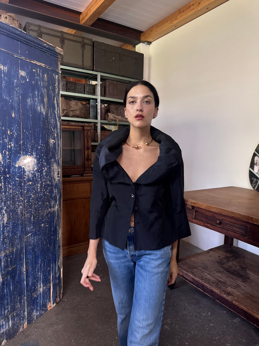 Posh dark blue jacket/shirt