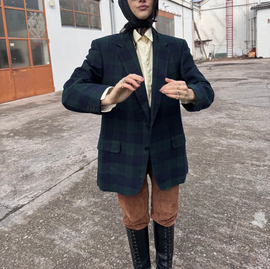 Tartan blazer