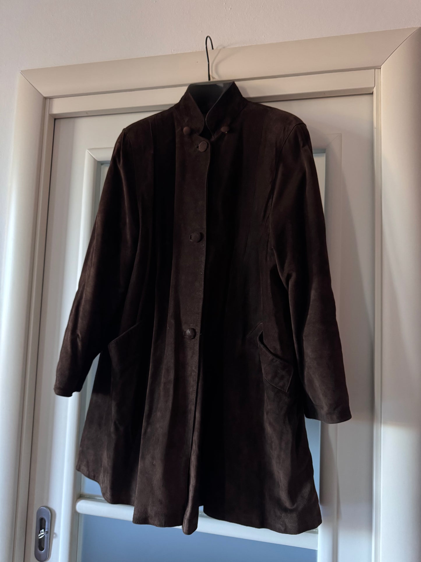 Robin Chocolate suede coat