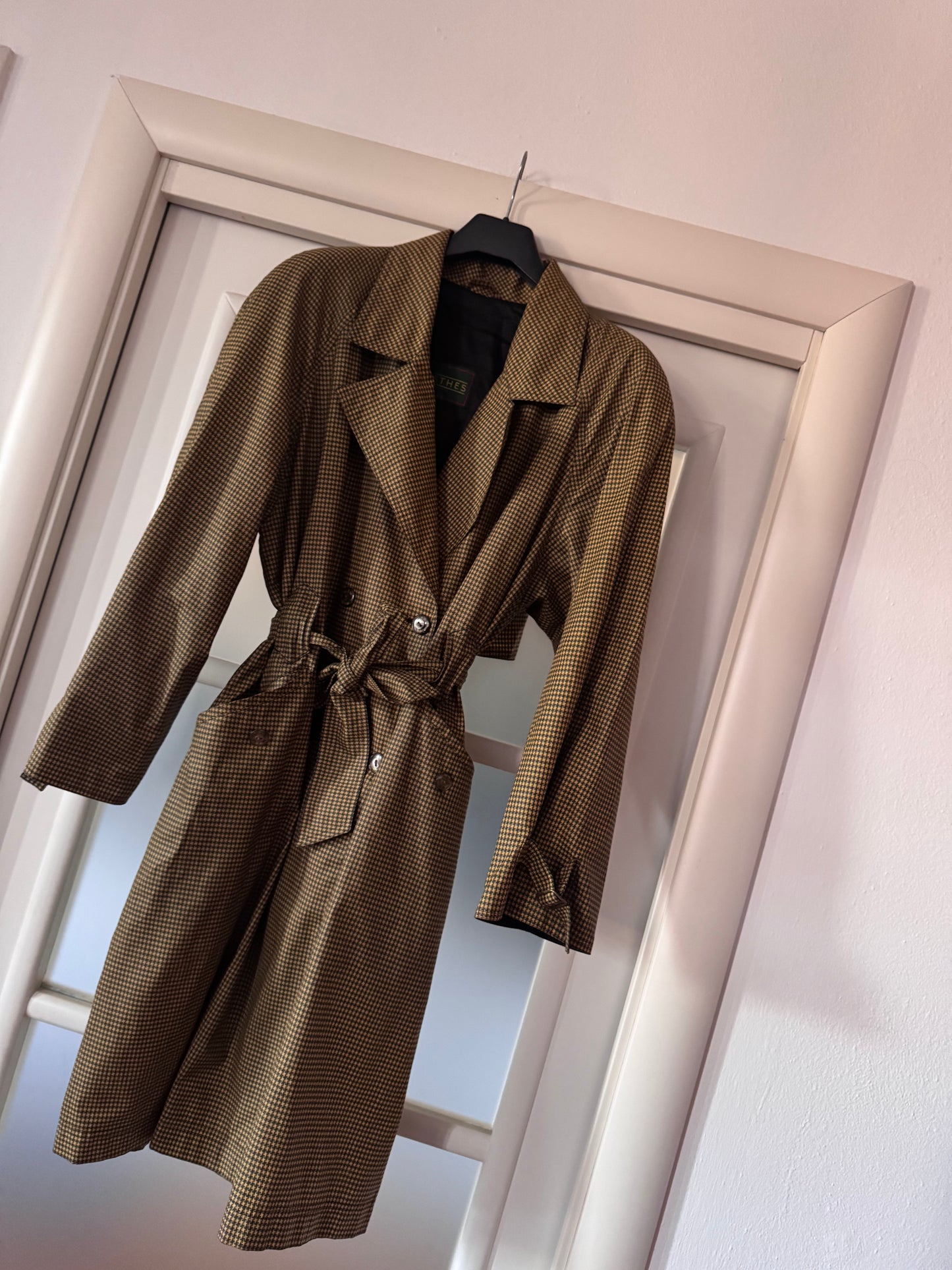 Mini pied de poule trenchcoat