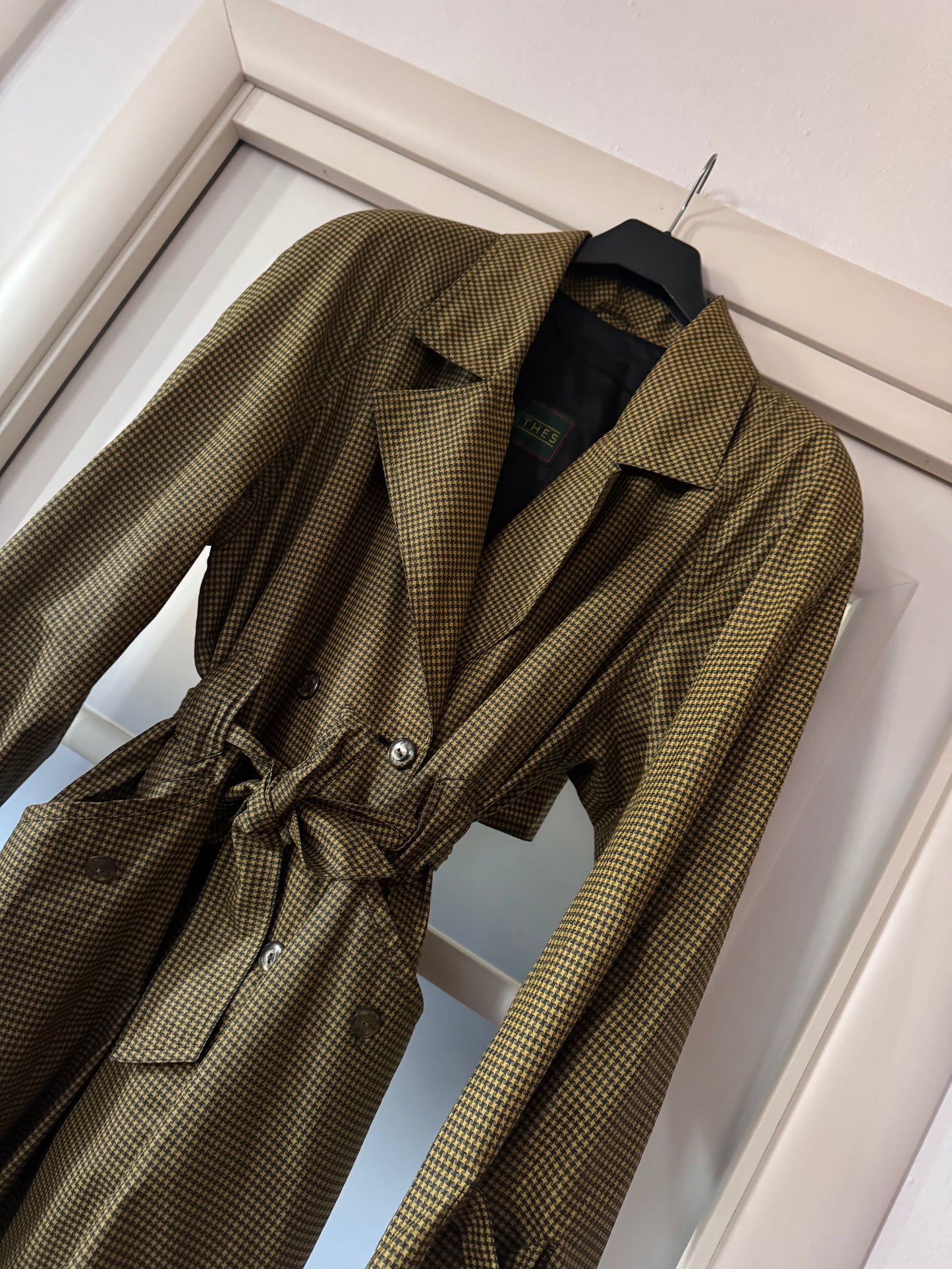 Mini pied de poule trenchcoat