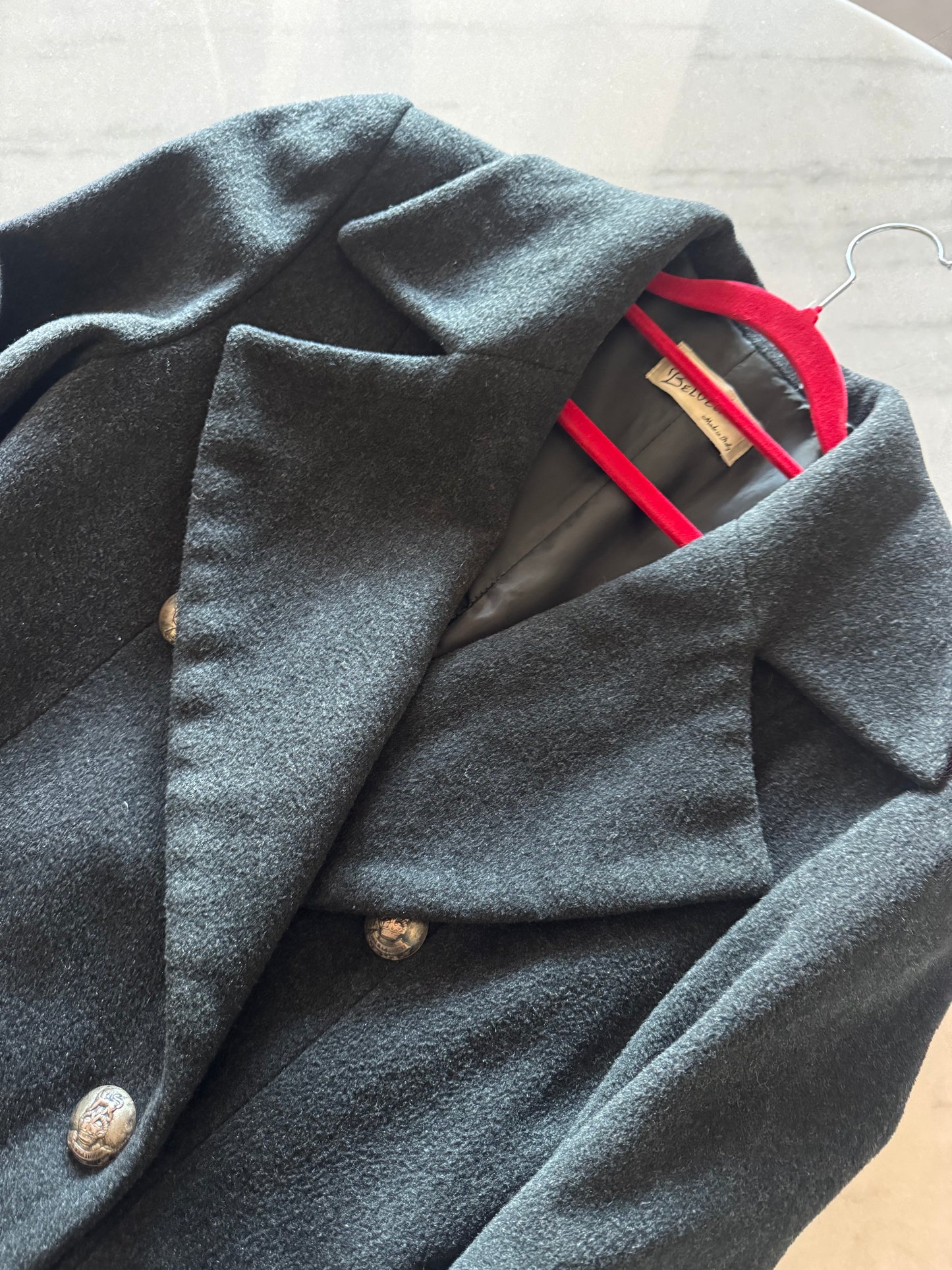 Fide et Fiducia wool coat