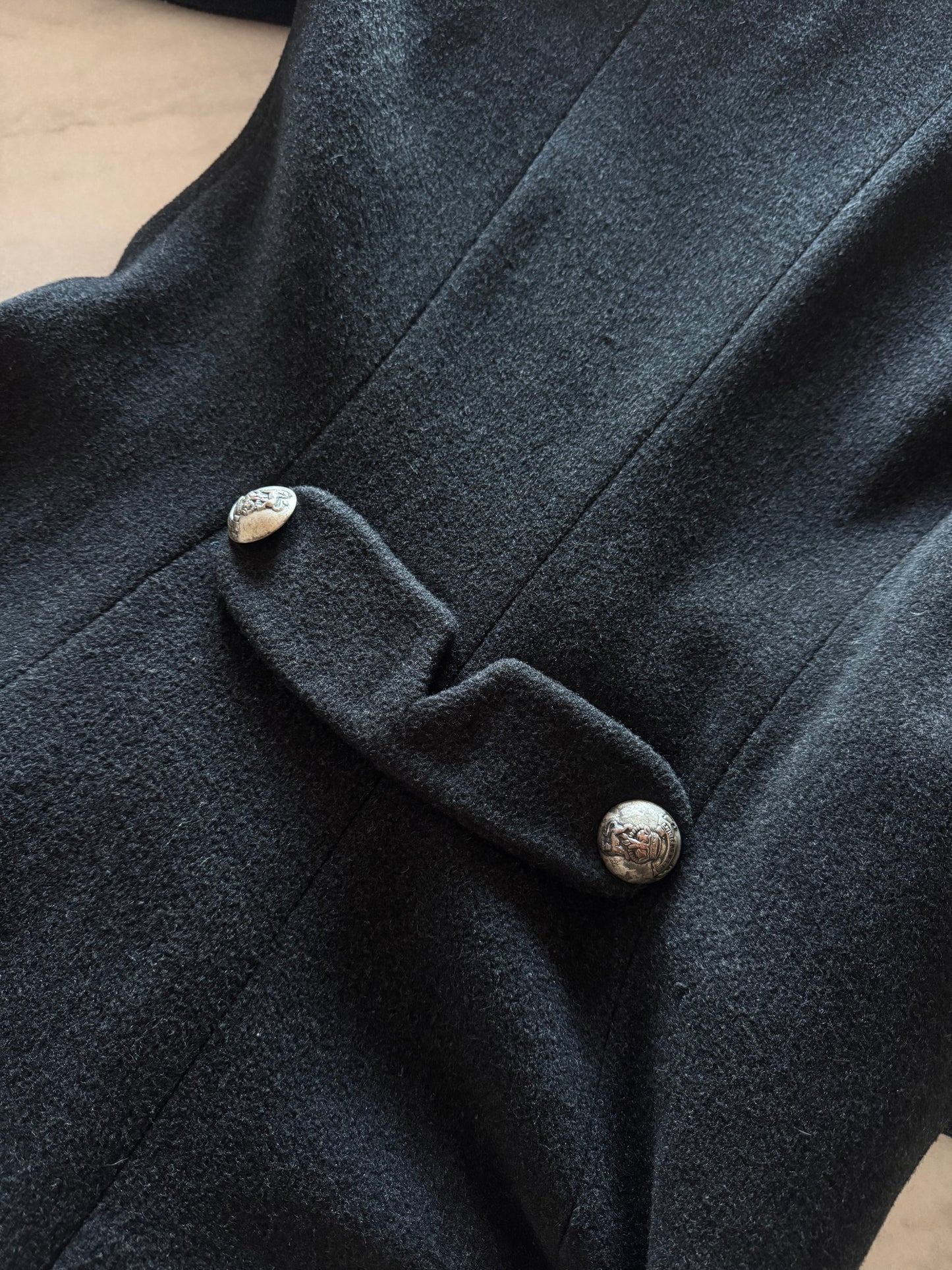 Fide et Fiducia wool coat