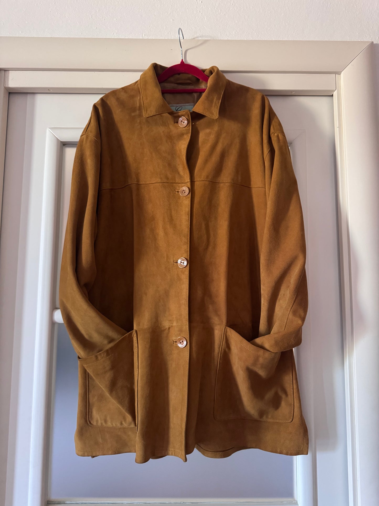 Classica giacca in suede