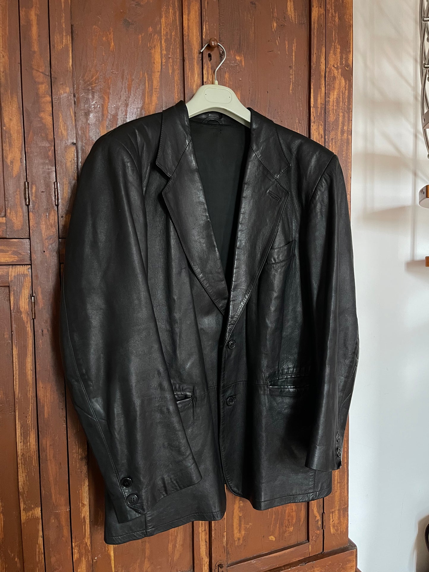 Necessario leather blazer