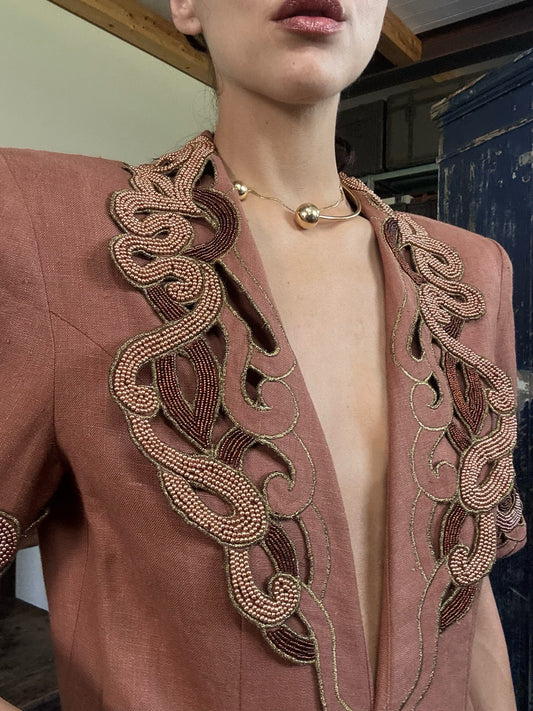 Precious linen blazer