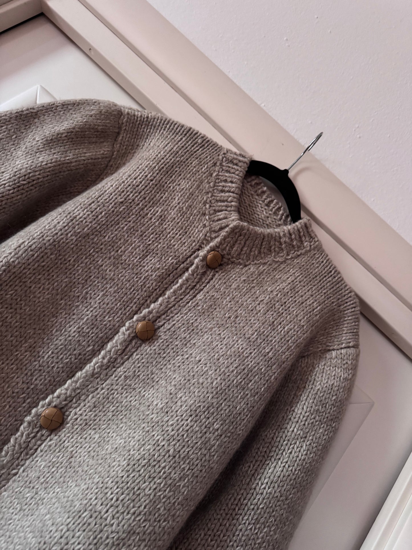 Handmade wool cardigan