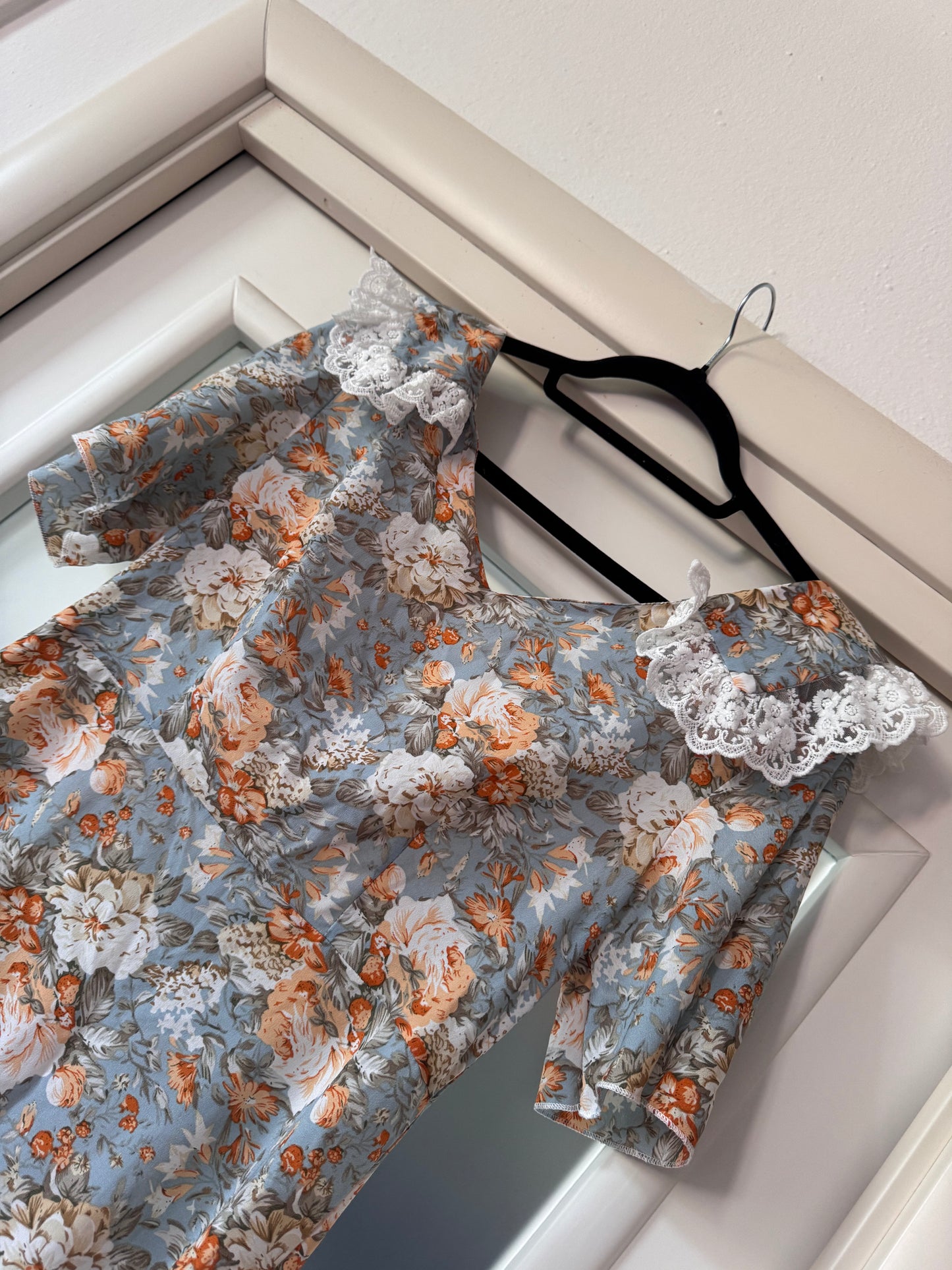 70s floral dress