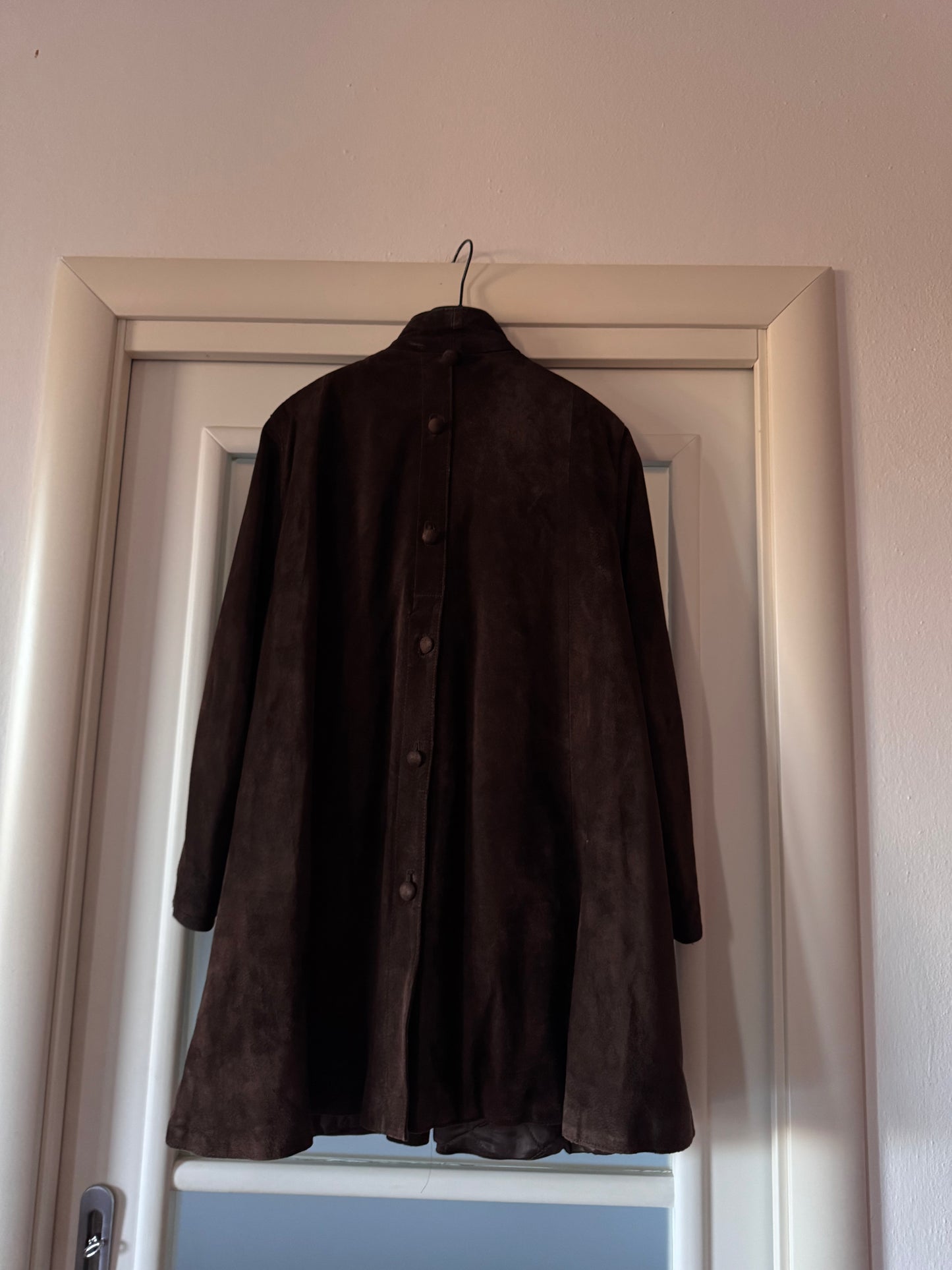 Robin Chocolate suede coat