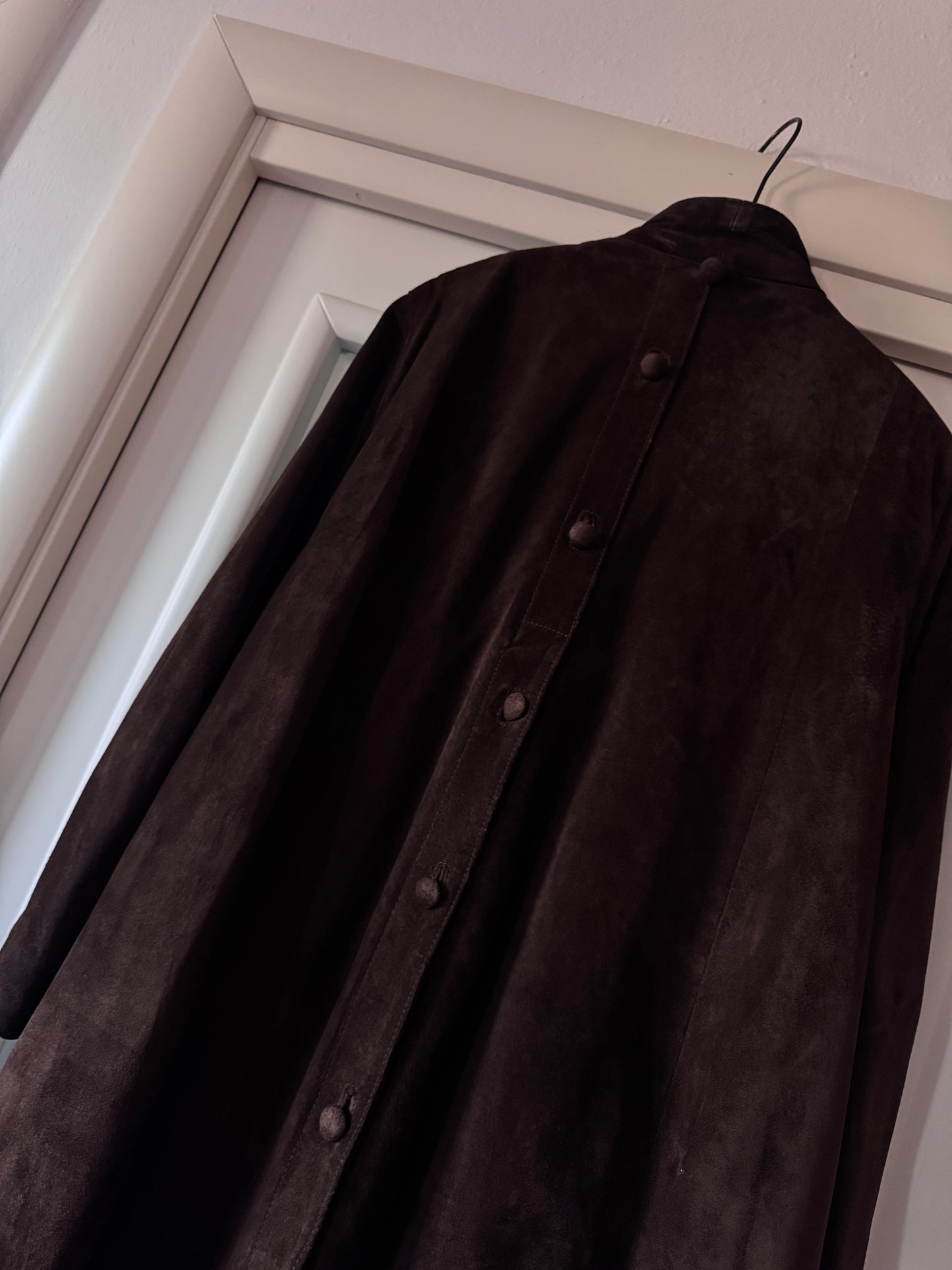 Robin Chocolate suede coat