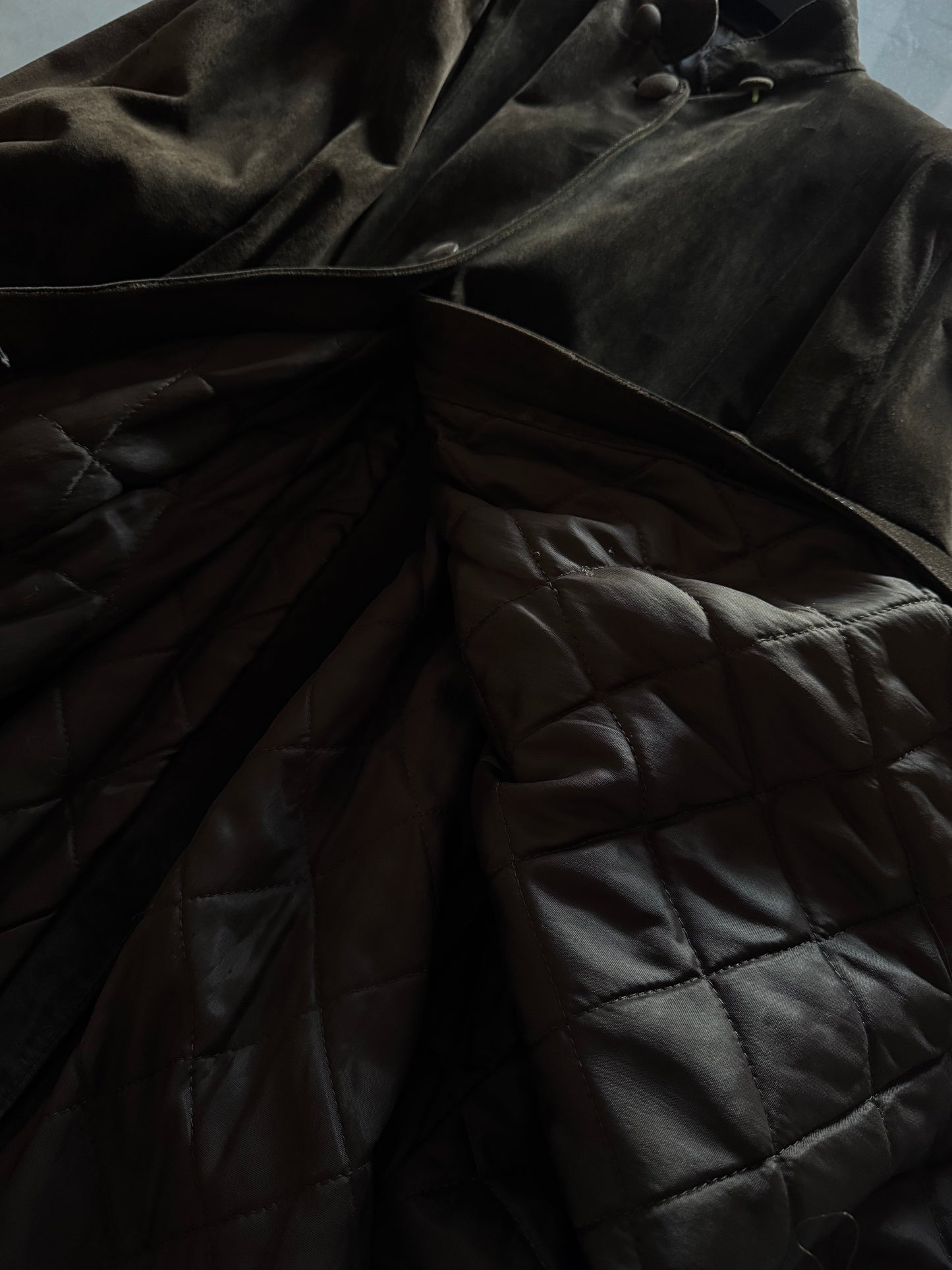 Robin Chocolate suede coat