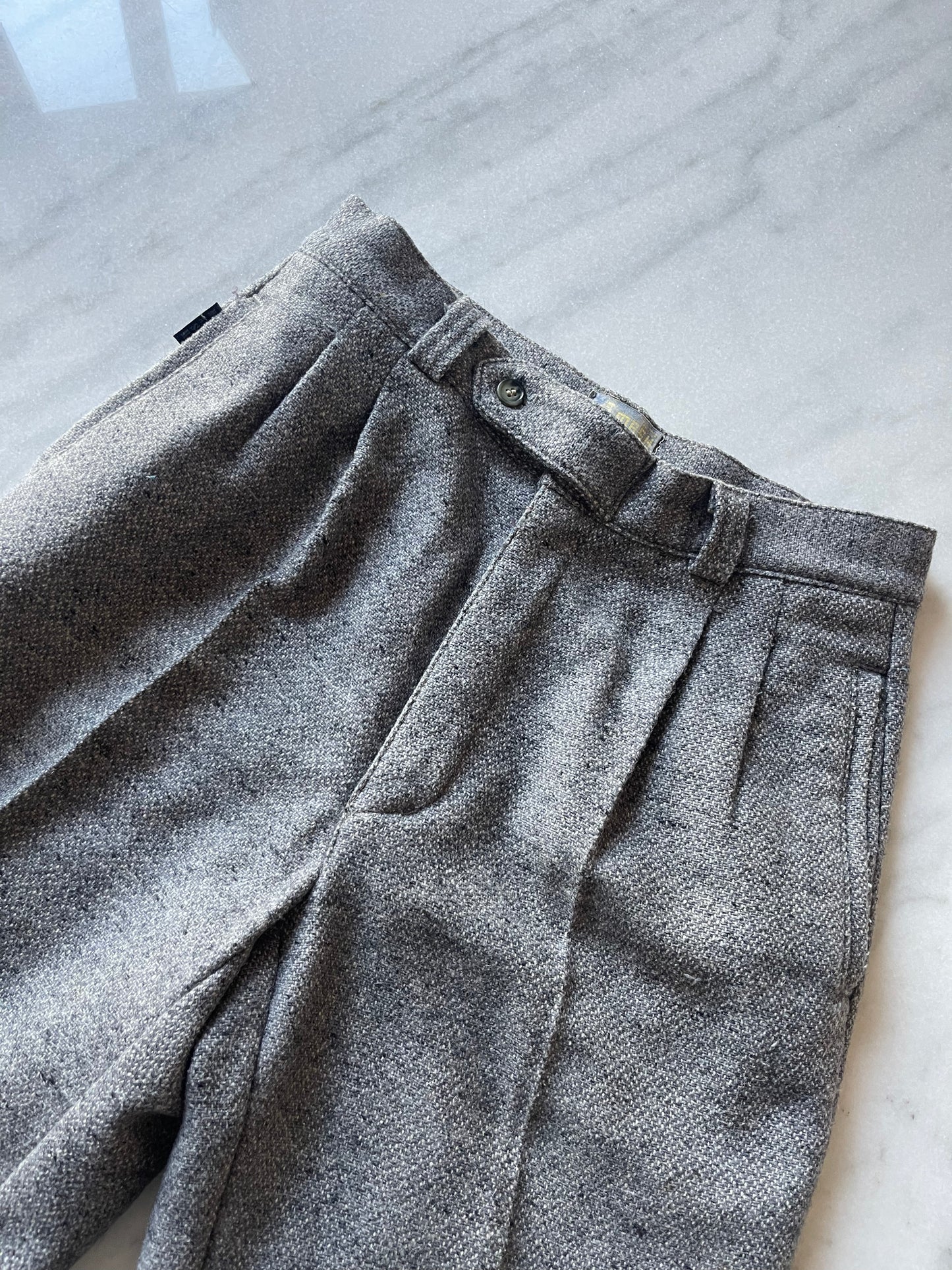 Grey wool pants
