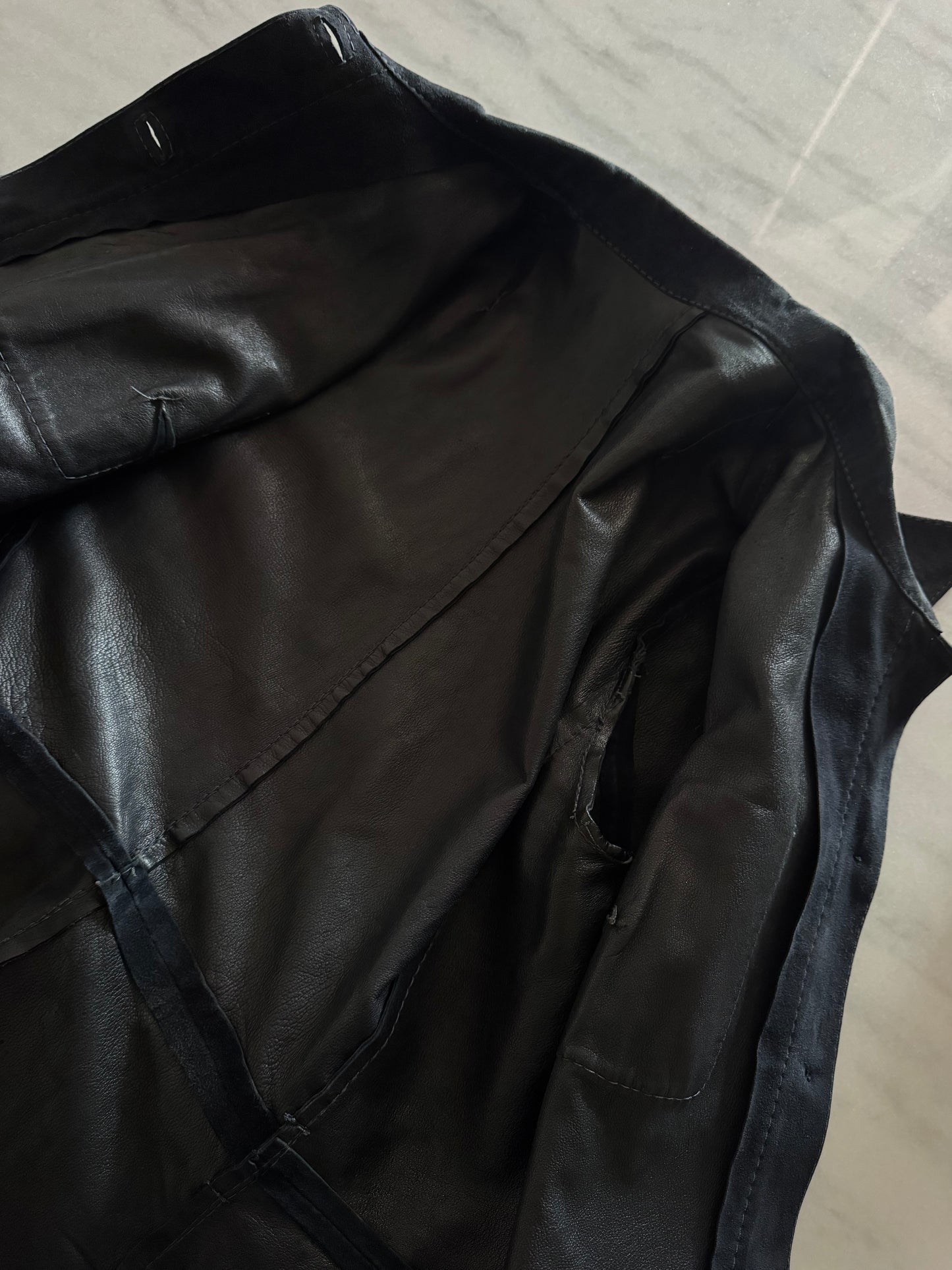 Blue suede shirt/jacket