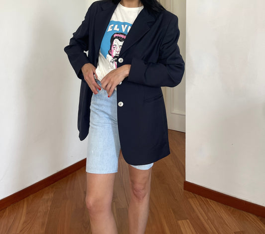 Laura Biagiotti deep blue blazer