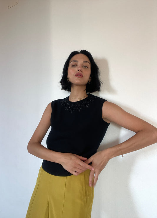 Black precious top