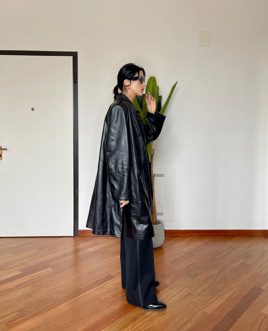 Indispensabile leather coat
