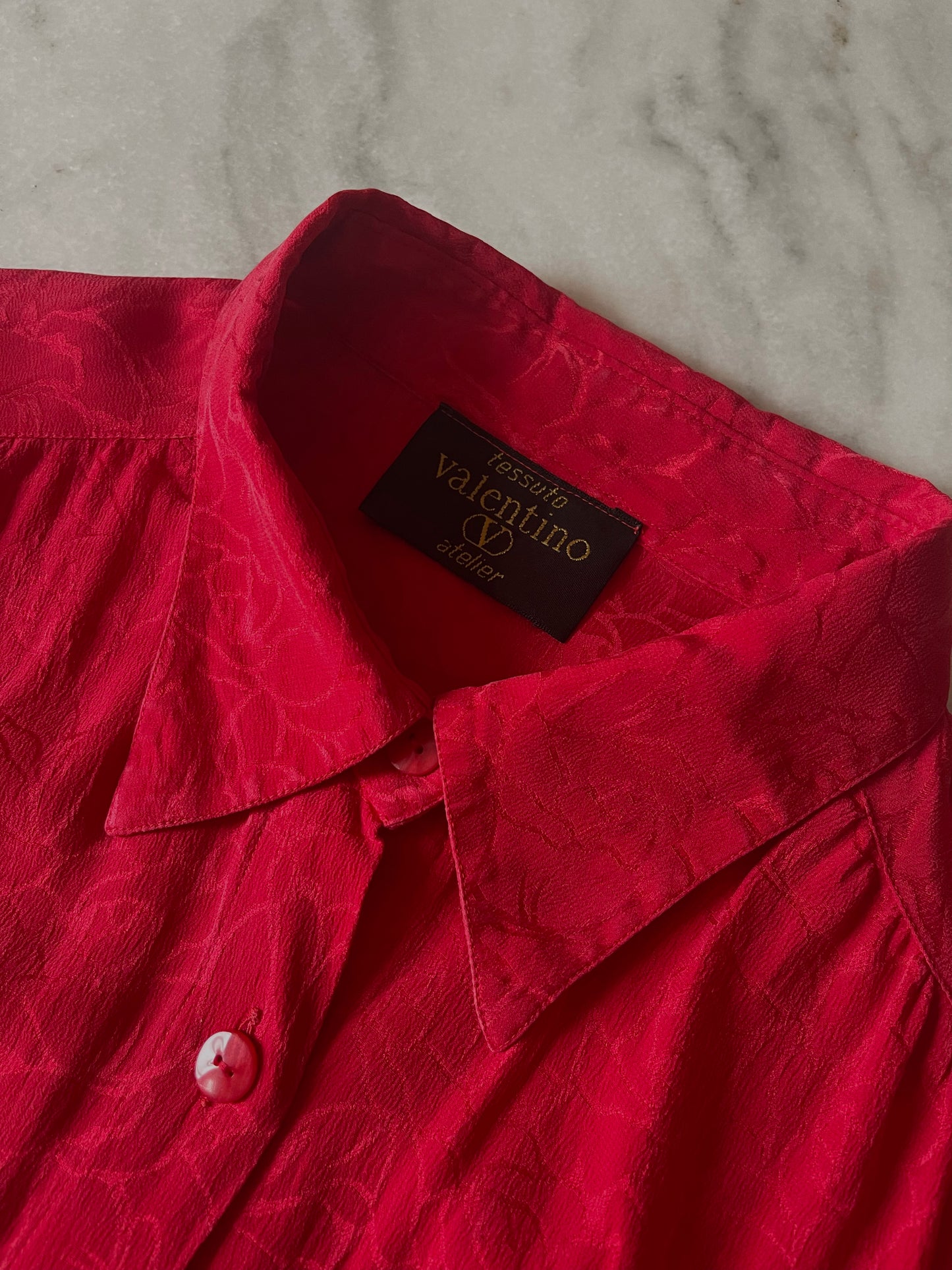 Valentino jacquard silk shirt
