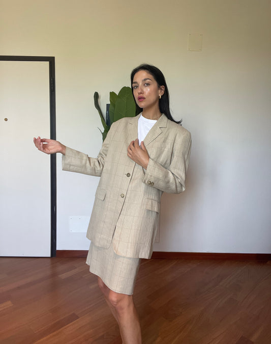 Max Mara linen suit