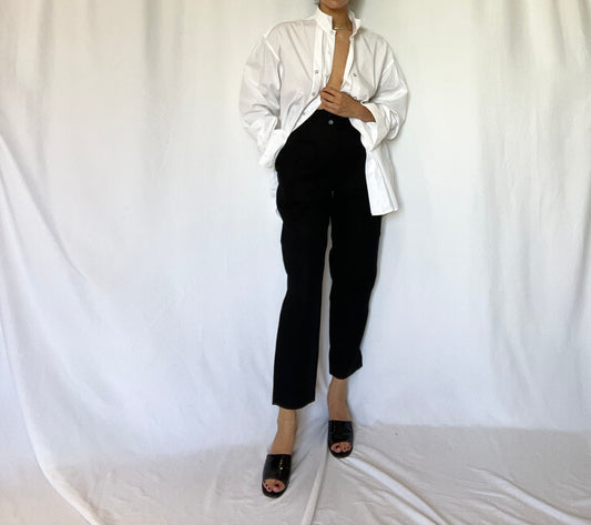 Indispensabili black linen pants