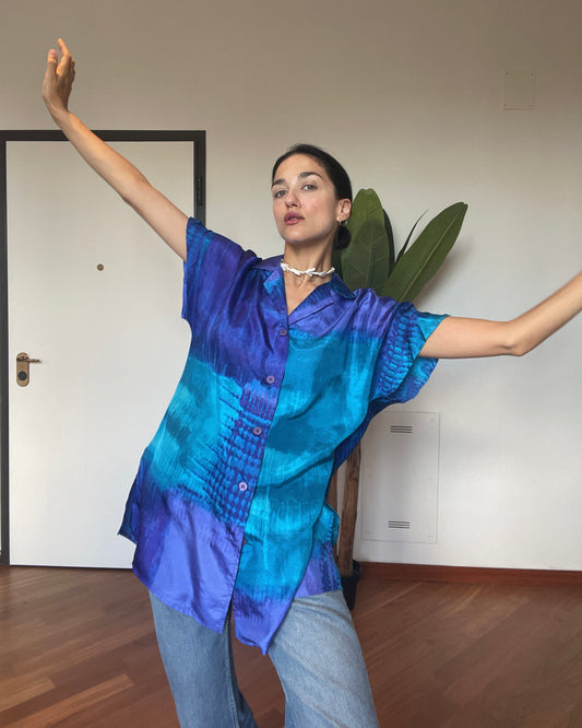 Come il mare-silk shirt