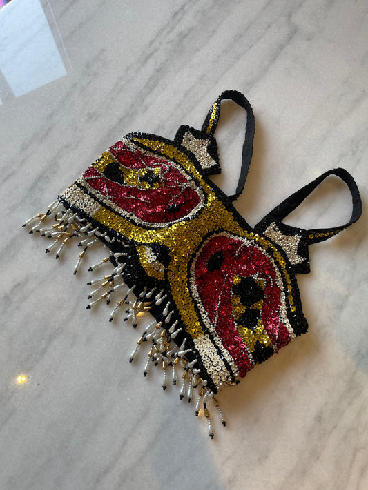 La Parata Sequins top