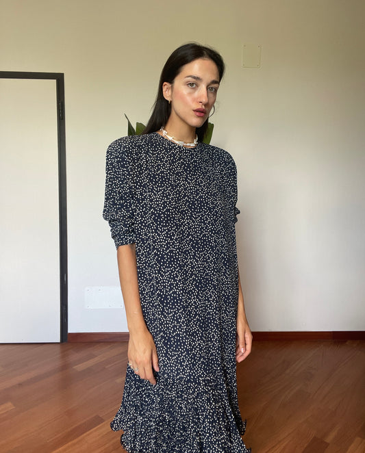 Polka dots 90s dress