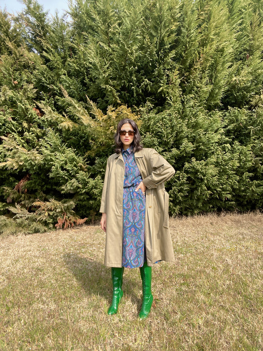 Cold spring trenchcoat