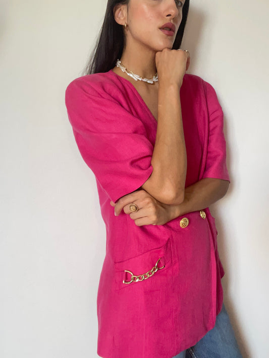 Luisa Spagnoli precious linen blazer