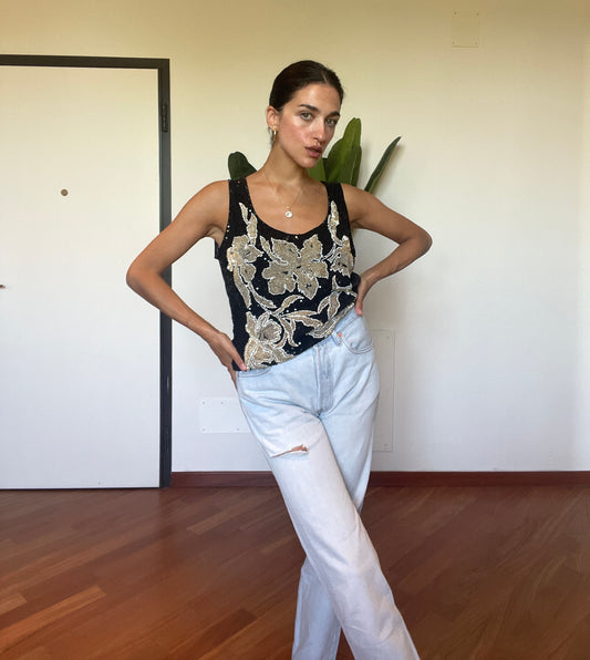 Luisa Spagnoli sparkling top