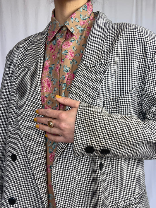 Pied de poule indispensabile blazer