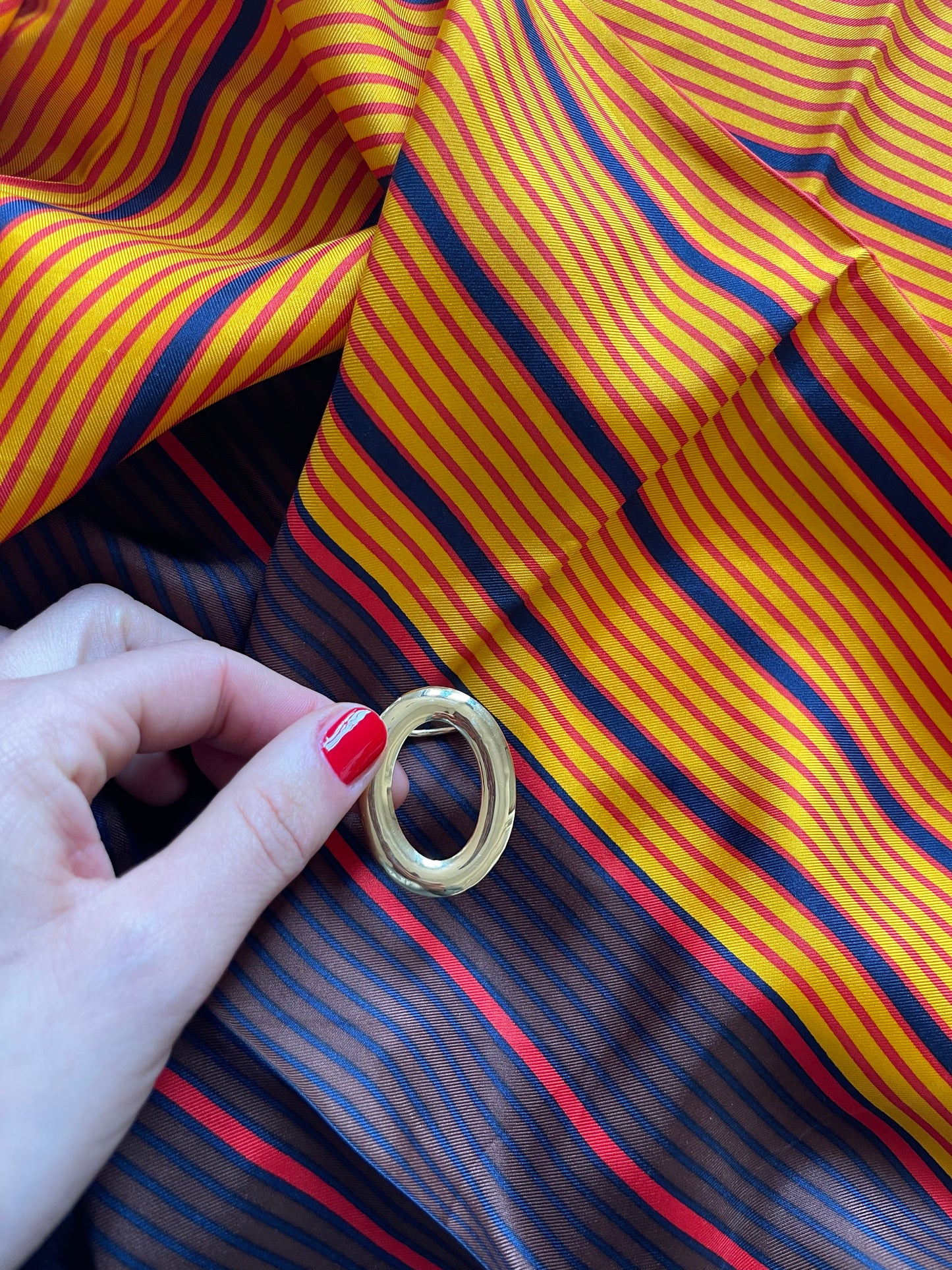 Foulard ring by GPF and Clio