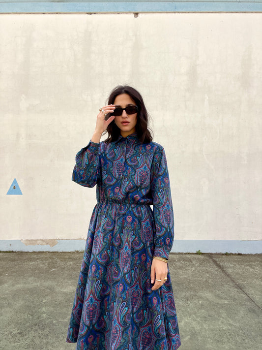 Paisley cotton dress