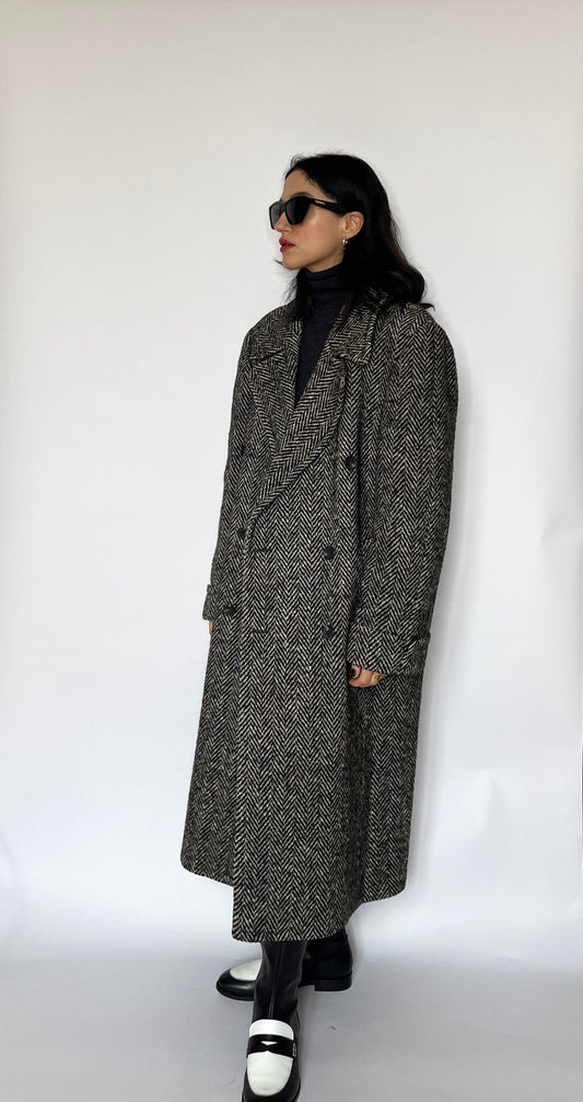 Valentino Herringbone coat