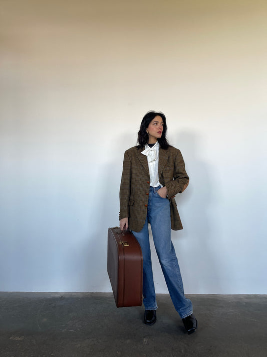 Chic check man blazer