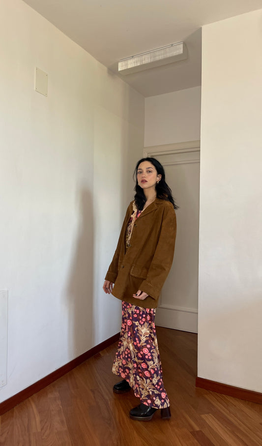 La giacca suede