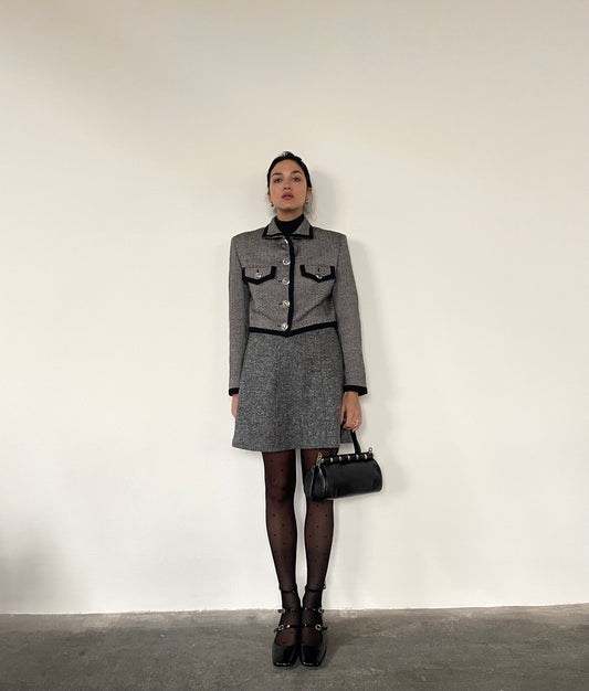 Versace jeans couture cropped blazer