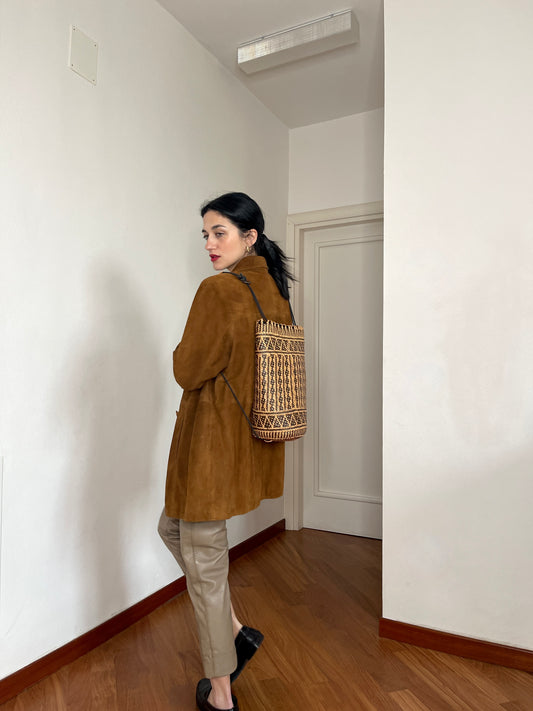 Handmade straw bag