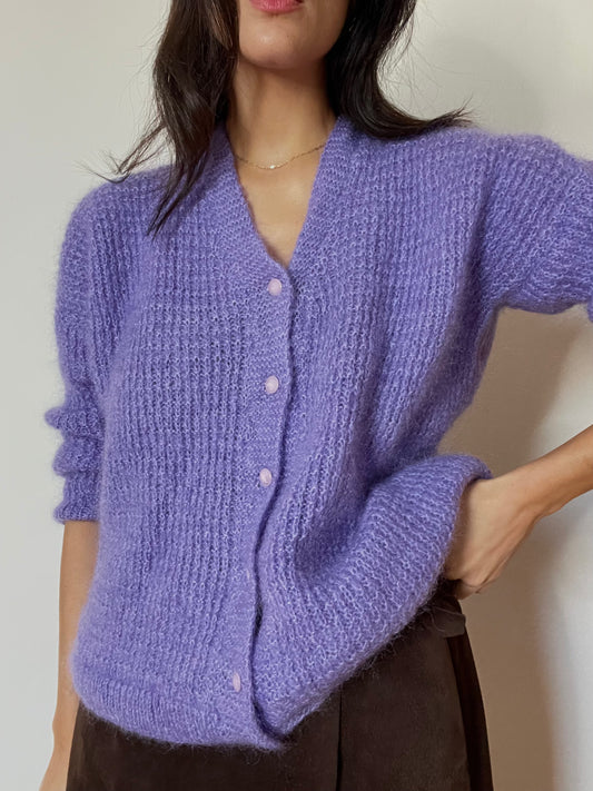 Cotton Candy mohair cardigan