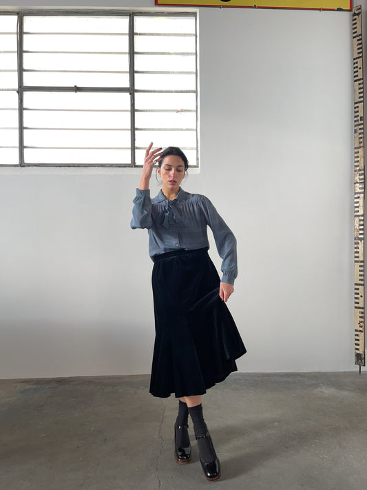 Velvet Corolla skirt
