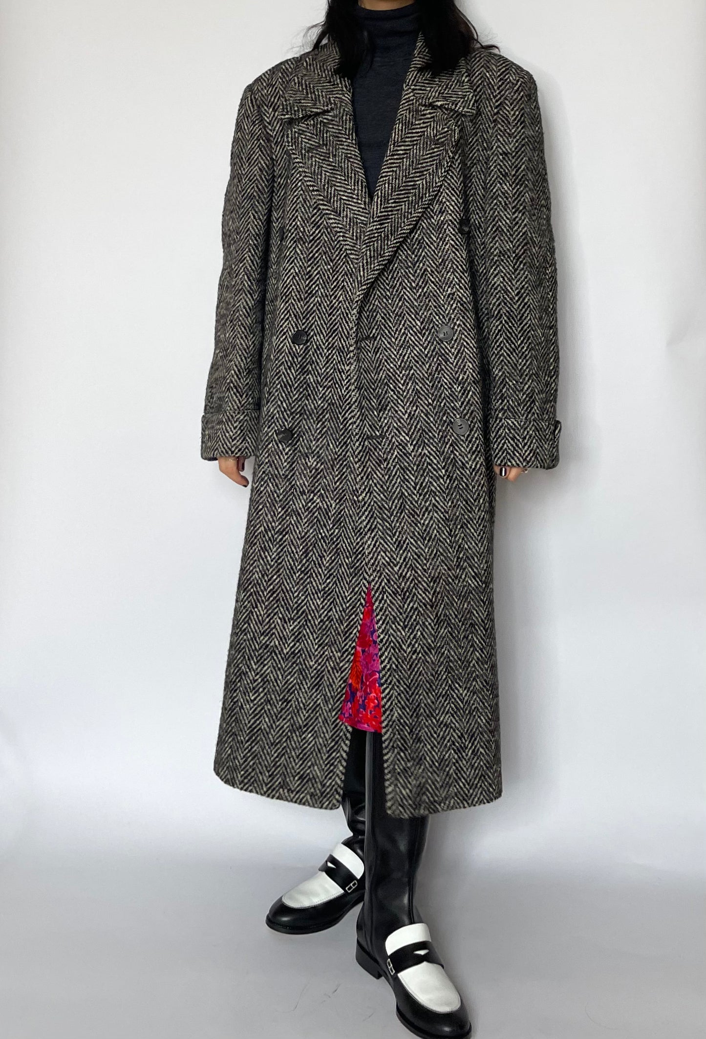 Valentino Herringbone coat